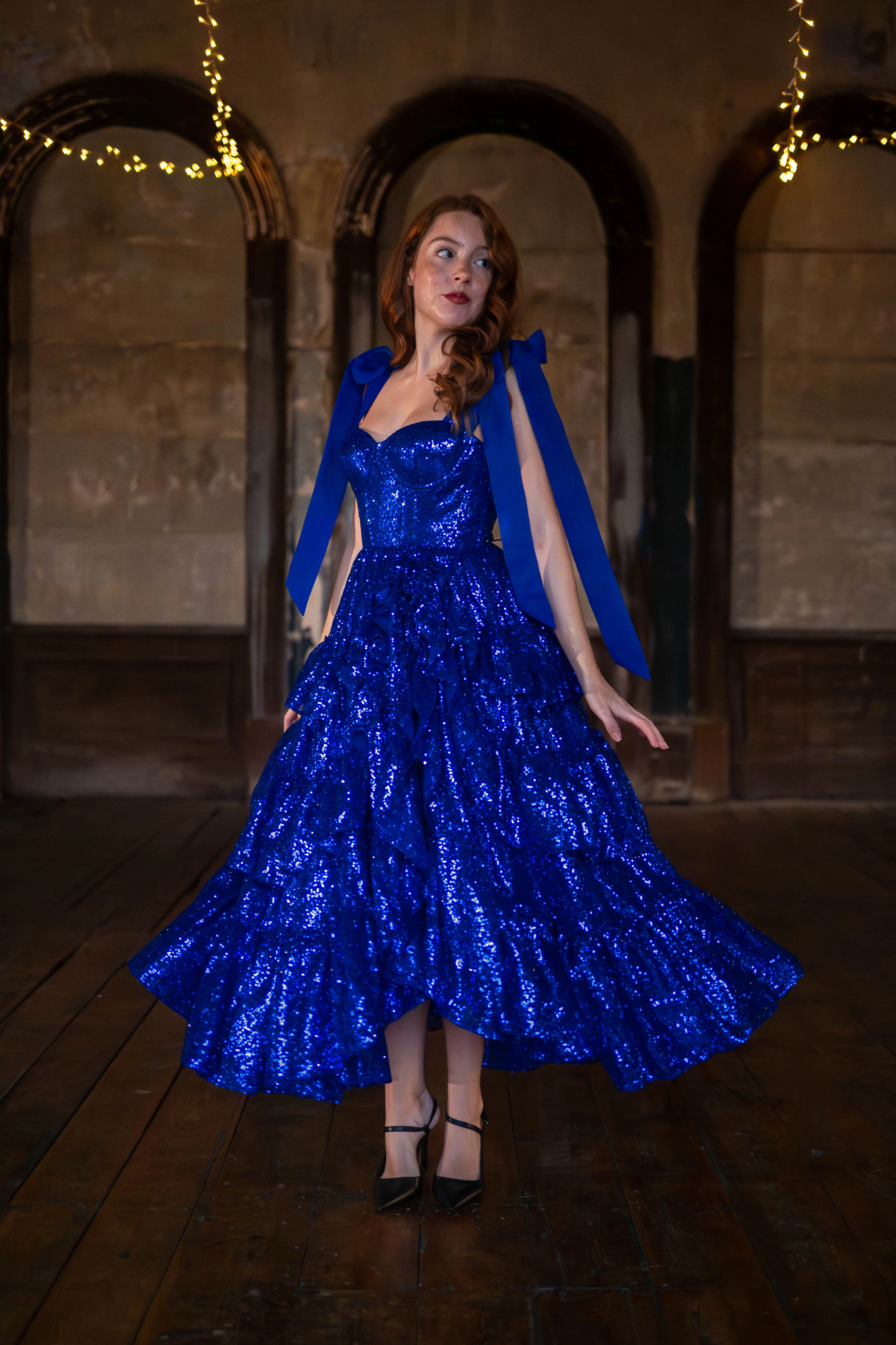Blue Morpho Muse Dress