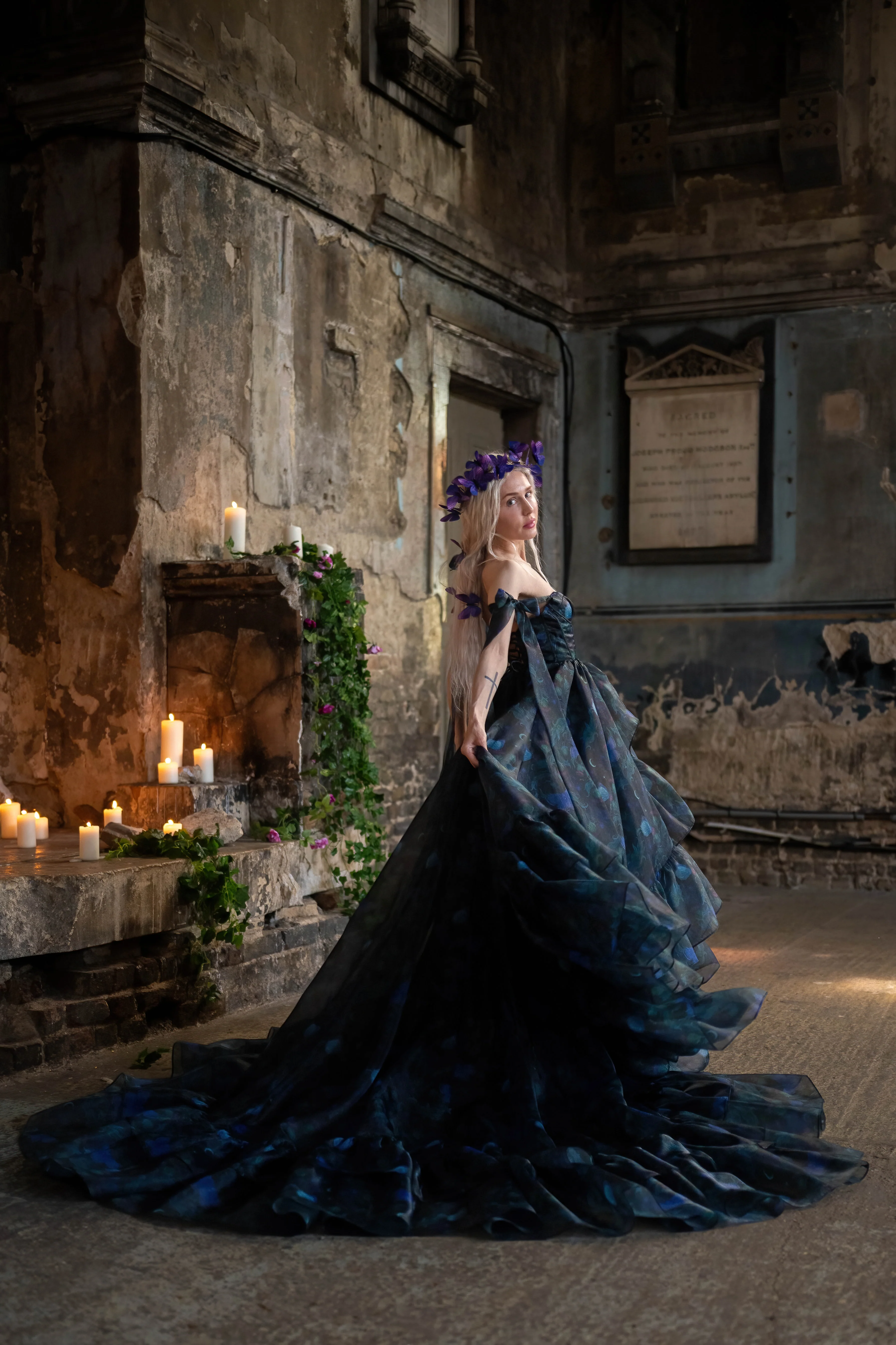 Luna Eclipse Empress Train Gown - Image 2
