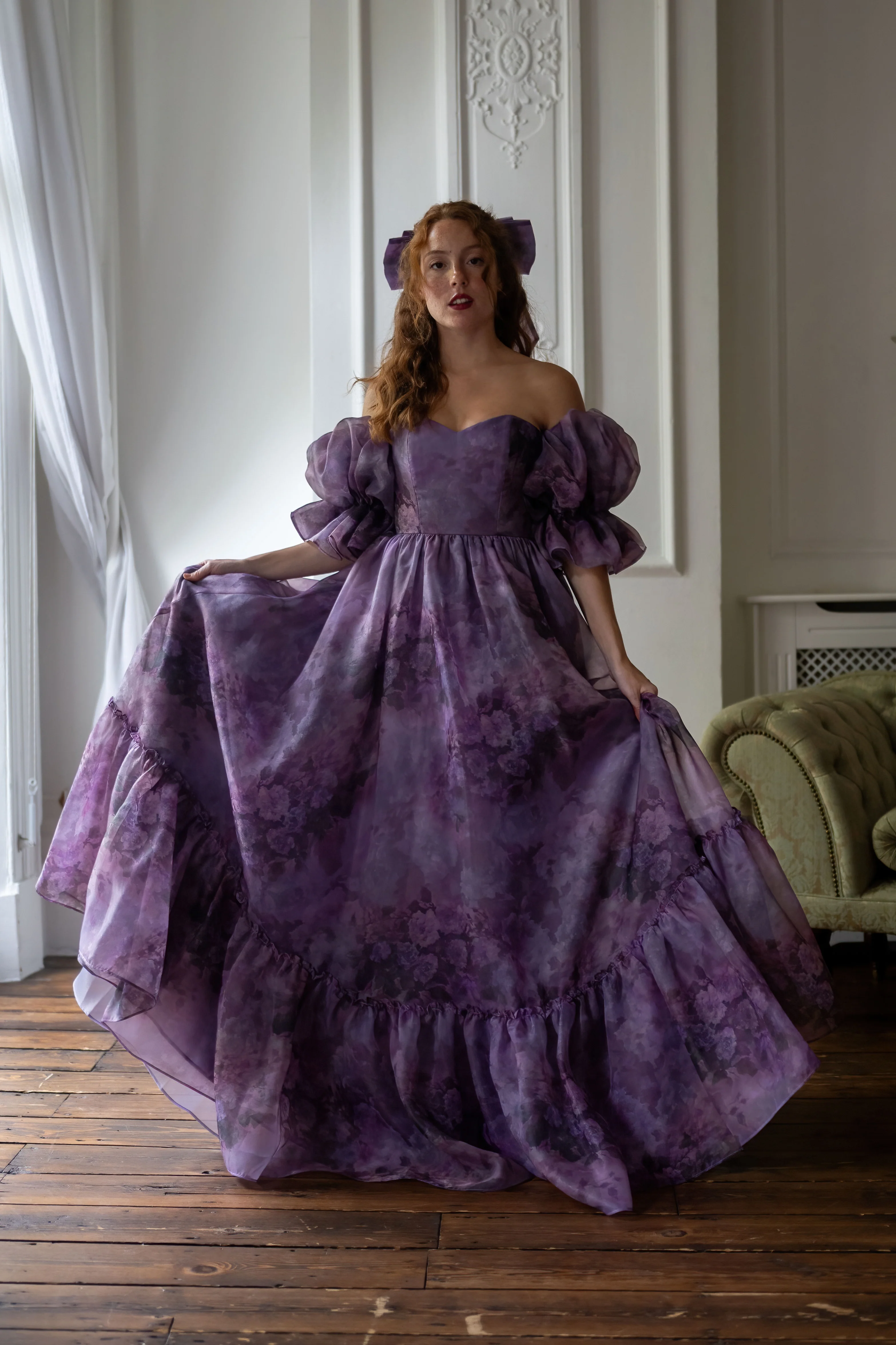 Midnight Rose Belle Gown
