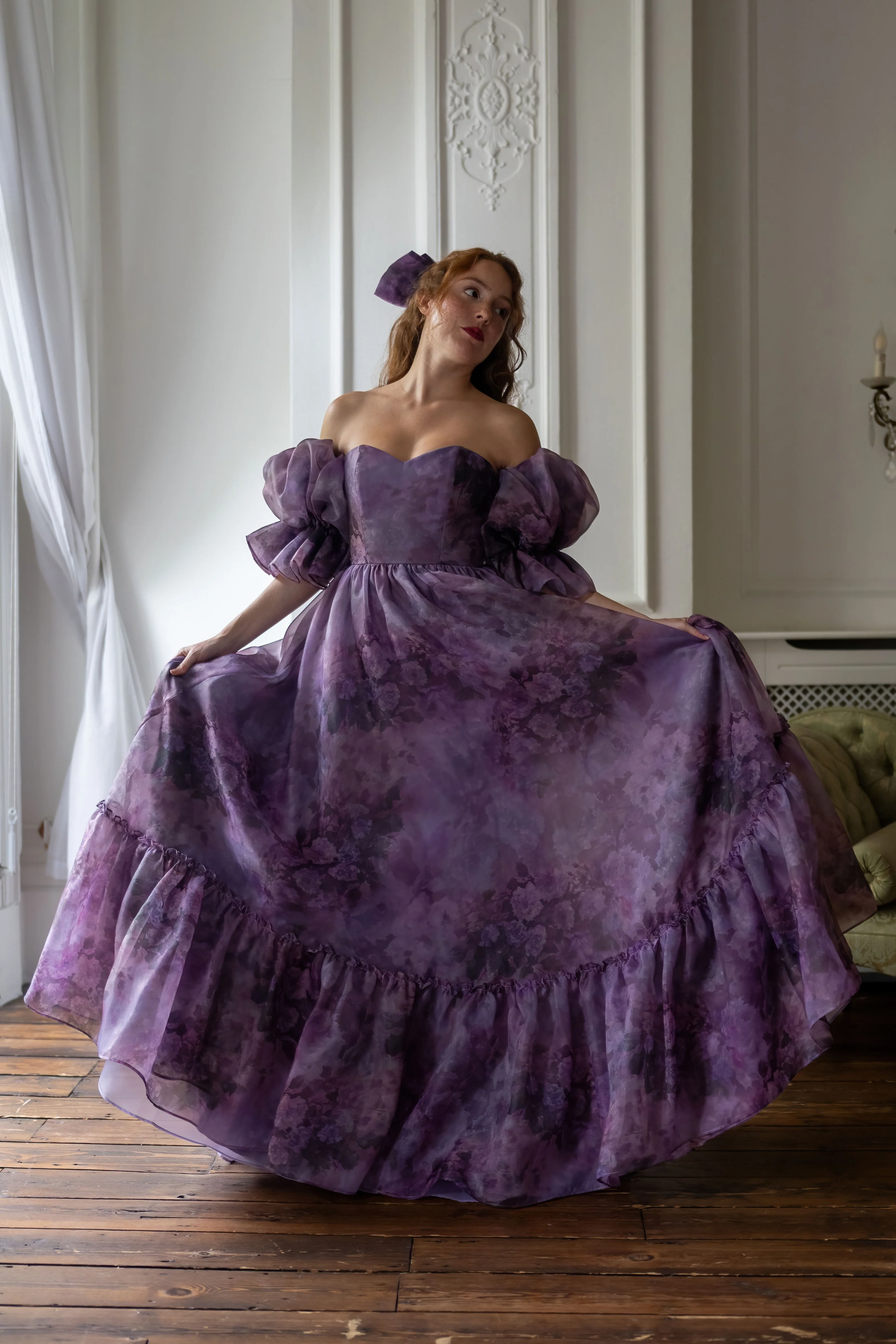 Midnight Rose Belle Gown - Image 11