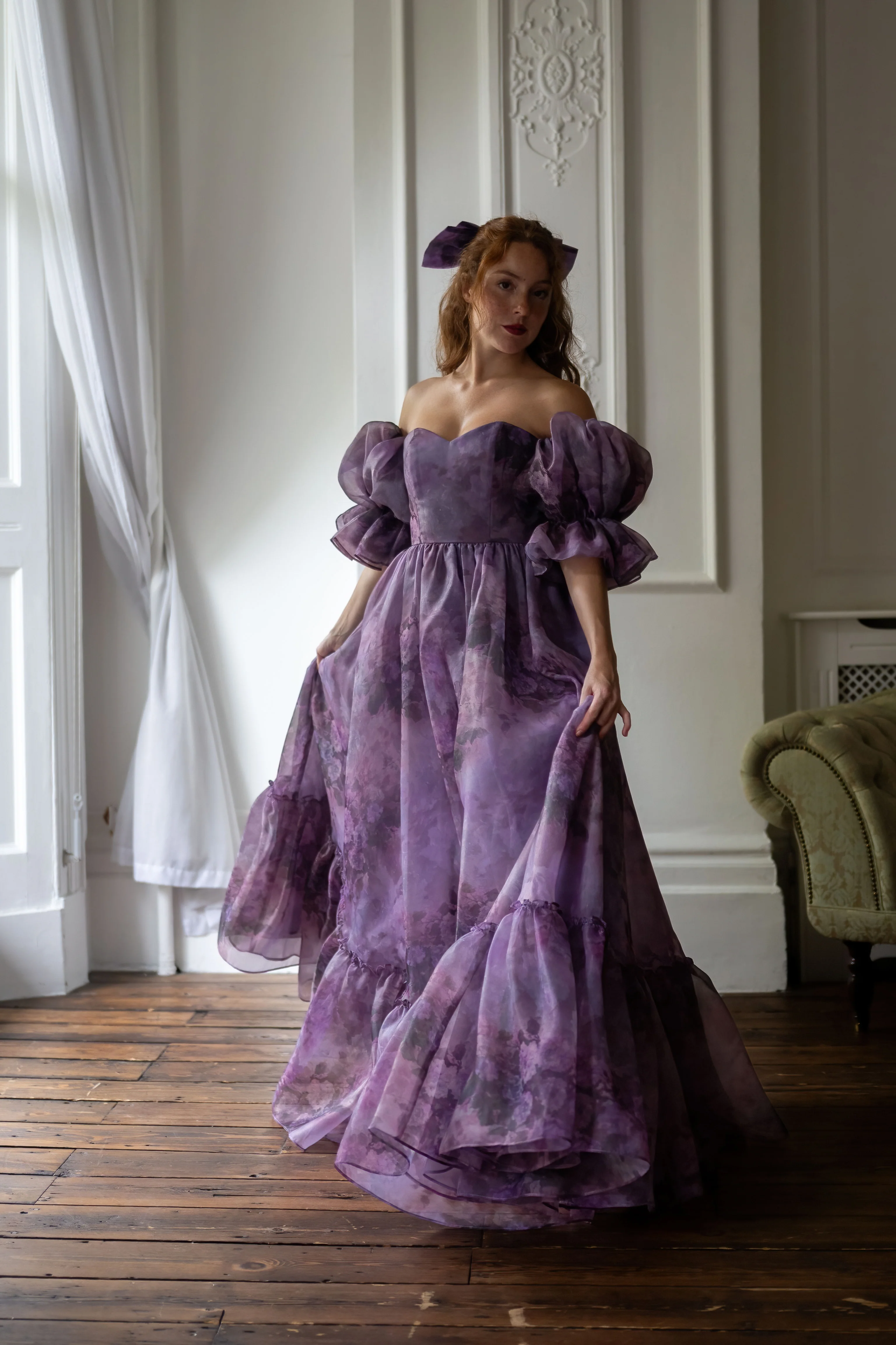 Midnight Rose Belle Gown - Image 18