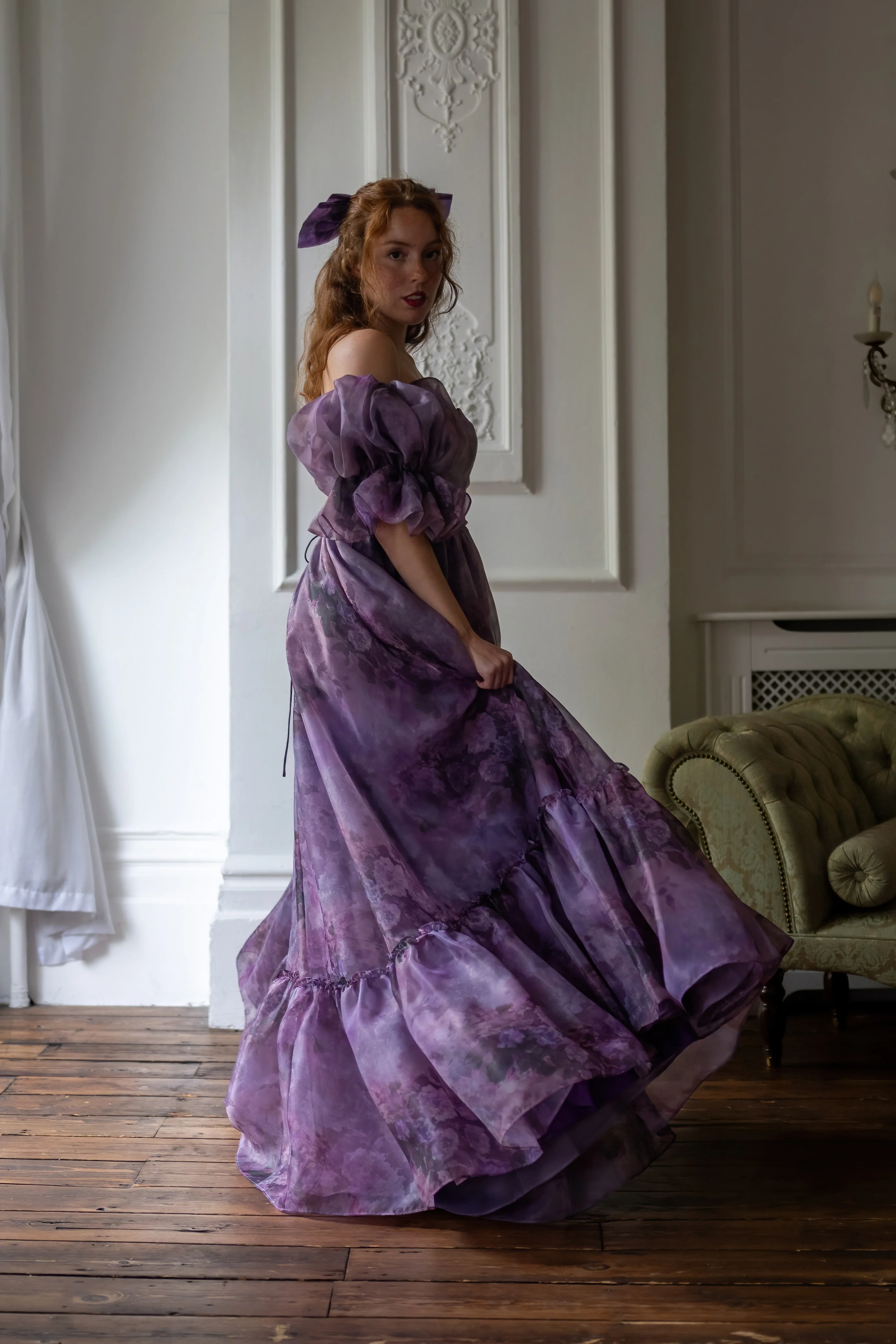 Midnight Rose Belle Gown - Image 20